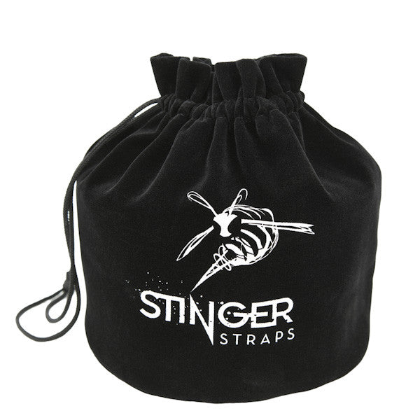 GENERATOR - Tan + Black leather guitar strap - Stinger Straps - 4